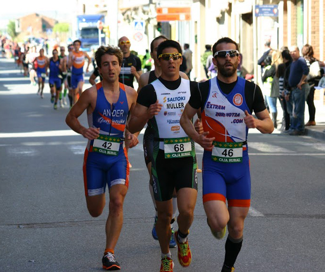 Ana Casares e Ignacio Muller, Campeones Navarros de Duatl&oacute;n.